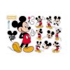 3D Nálepka na stenu - Mickey a Minnie Mouse (Farba Mix 1.)