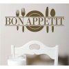 Nálepka Bon Appetit (Farba Biela)