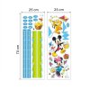 703 nalepka na stenu meter mickey a minnie mouse