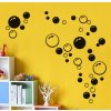 67 3d nalepka na stenu bubliny cerne