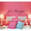 70 nalepka na stenu ps aj love you