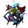 193 3d nalepka na stenu avengers hrdinov