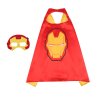 Plášť+Maska Ironman Červená (Farba Červená, Veľkosť UNI Veľkosť)