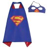 Plášť+Maska Superman Modrá II. UNI Veľkosť (Farba Modrá II., Veľkosť UNI Veľkosť)