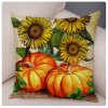 Jesenná obliečka na vankúš Tekvica 45x45cm (Poradie 1)