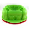 1738 silikónová forma na tortu 3d futbalový štadión