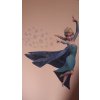 43 2 3d nalepka na stenu frozen elsa
