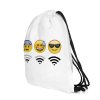 Vak smajlík wifi - 2 farby Biela (Farba Biela)