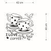 181 3d nalepka na stenu aj love coffee