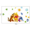 3D nálepka na stenu Medvedík Pú, tigrík a oslík Ijáčik (Farba 27x42cm)