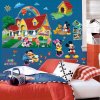 886 3d nalepka na stenu mickey and minnie friends