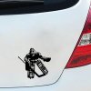 Autonálepka Hokejový brankár II. - 2 farby (Farba Čierna)