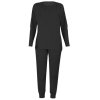 Dámska tepláková súprava Veron (Farba Čierna, Veľkosť S Veľkosť)
