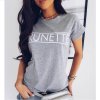 Dámske tričko Brunette Šedá UNI Veľkosť (Farba Sivá, Veľkosť UNI Veľkosť)