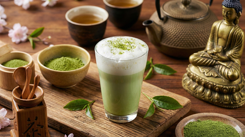 Matcha latte (horké)
