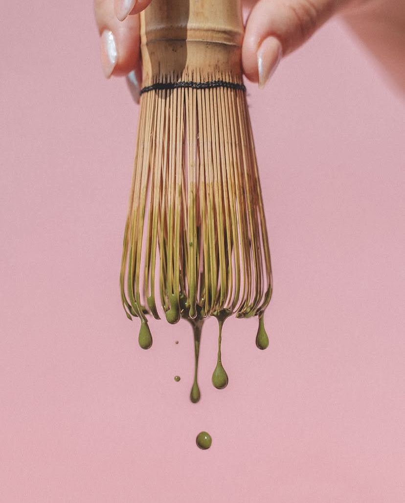 Chasen bambusová metlička tekoucí matcha