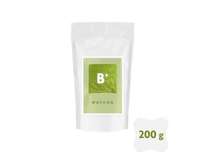 kyosun matcha B+ doypack label white matte 200g