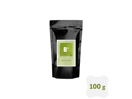kyosun matcha B+ doypack label black glossy 100g