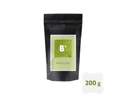 kyosun matcha B+ doypack label black matte 200g
