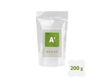 kyosun matcha A+ doypack label white glossy 200g