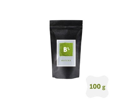 kyosun matcha B++ doypack label black matte 100g
