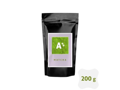 kyosun matcha A++ doypack label black glossy 200g