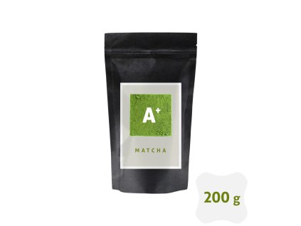 kyosun matcha A+ doypack label black matte 200g