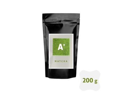 kyosun matcha A+ doypack label black glossy 200g