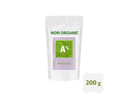 EU cert Premium matcha A++ with front and back label 200 g – white matte