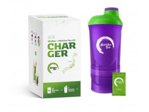 Matcha Tea Charger  praktický šejkr FZ600 600 ml s úložným prostorem