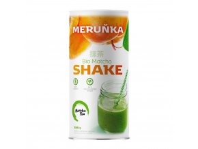 bio matcha tea shake meruňka 300 g tubus energie japonsko us