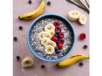 Matcha chia puding bananovo kokosovy