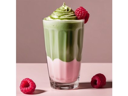 matcha latte malinove