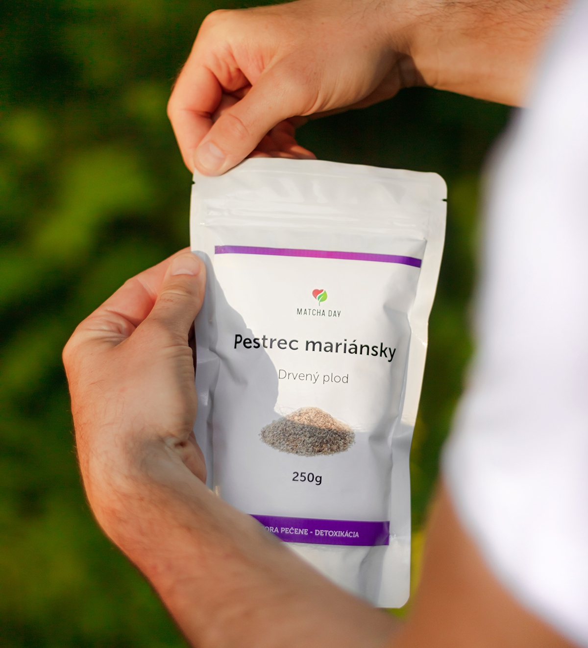 Otvorený produkt pri používaní
