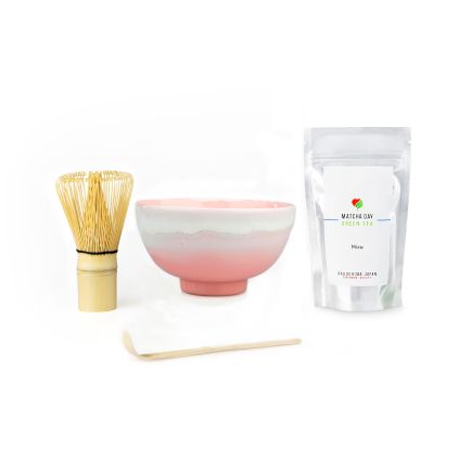 Matcha čaj set  mizu alu ruzova2