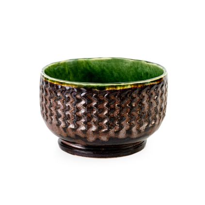 Chawan miska hnedá-metalická 400ml - 10,5cm priemer