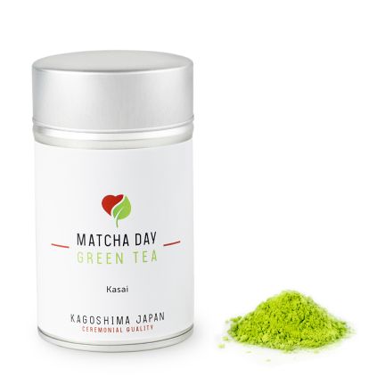 Matcha čaj kasai plechovka