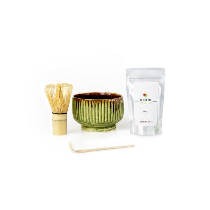 Matcha čaj set mizu zeleny