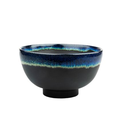Chawan miska čierna 400ml - 10,5cm priemer
