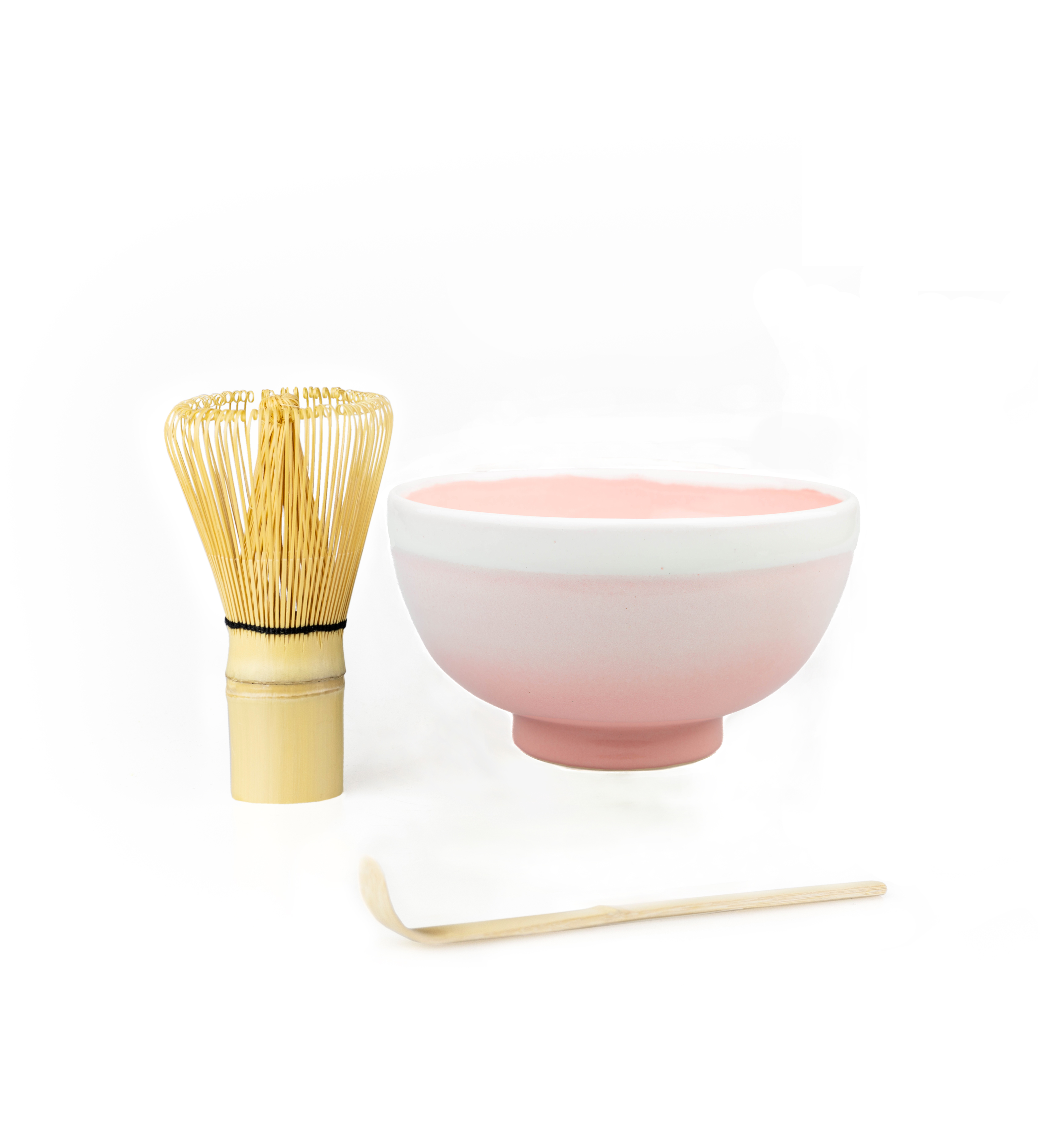 Matcha set - Tradičná príprava zelený čaj ružová - Matcha Day