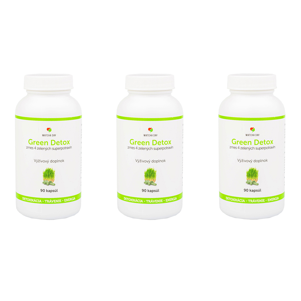 E-shop Green Detox 270 kapsúl - Matcha Day