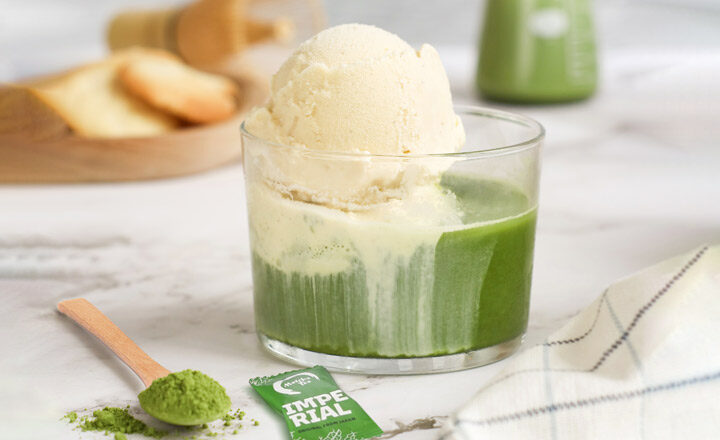 Matcha affogato