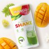 smatcha tea shake mango tube drink
