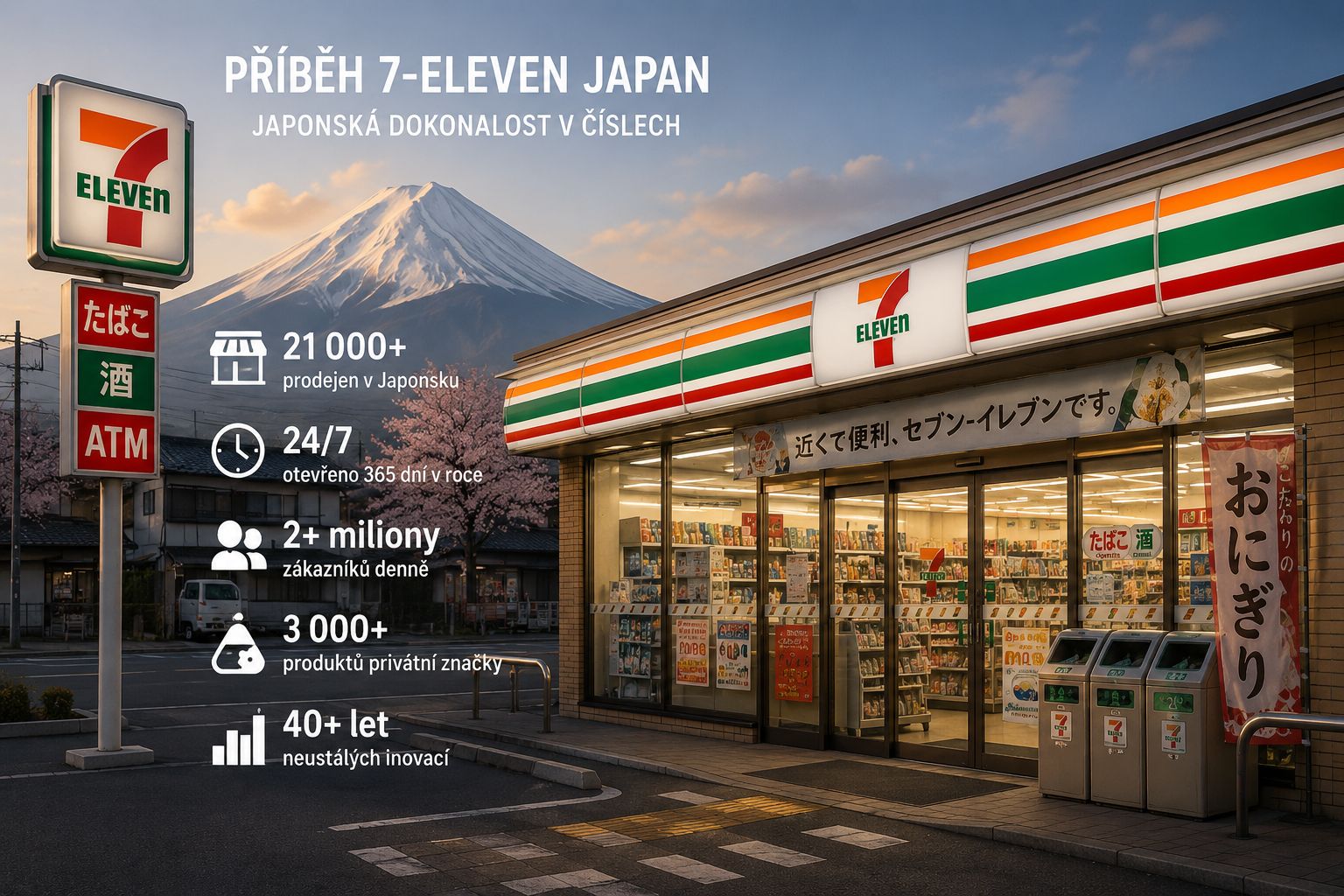 Příběh 7-Eleven Japan: japonská dokonalost v číslech
