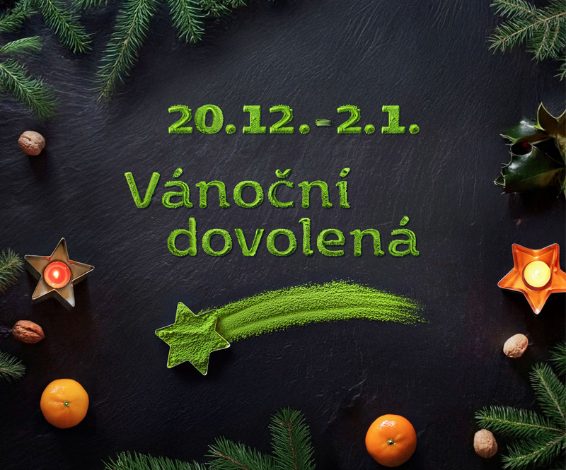 Vánoční pracovní doba v Matcha Tea