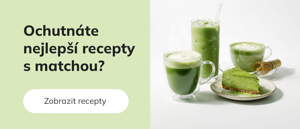 Recepty s čajem matcha