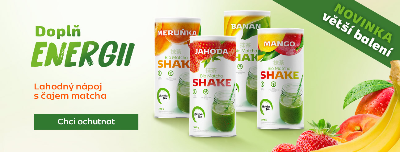Lahodná energie s čajem matcha a ovocem. Bio nápoj plný energie bez palmového tuku, bez lepku, bez rafinovaného cukru, oslazený pouze rýžovým sirupem. Praktický tubus obsahuje ca 10 porcí.