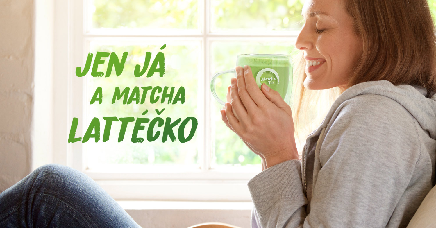 Matcha latte — jen já a matcha lattéčko