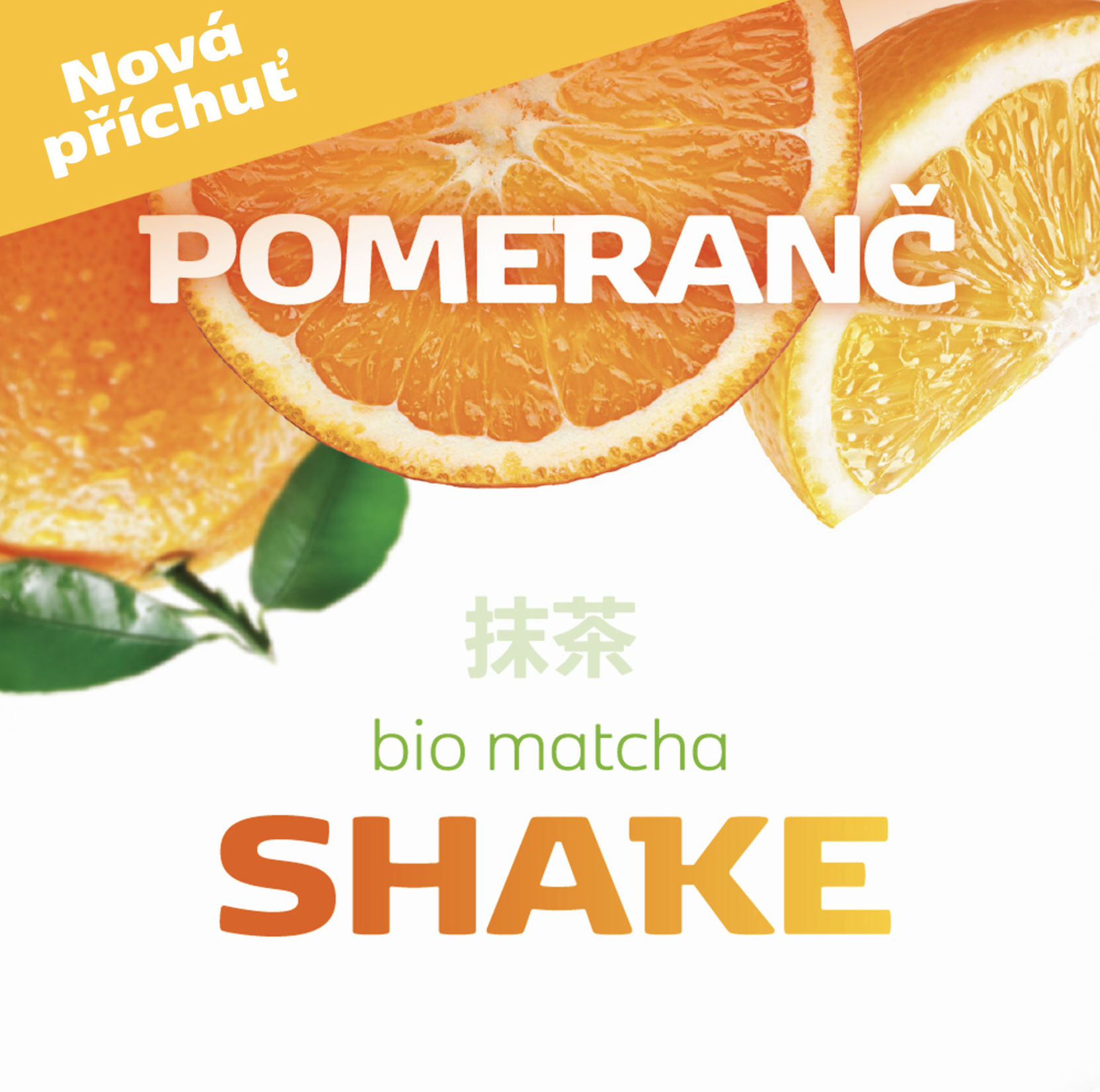 Příprava Matcha Shake Pomeranč