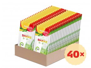 Bio matcha tea shake mangovy set 40ks Vyhodne  baleni matcha tea shake mango set 40 ks - lahodny napoj plny energie zdrava snidane